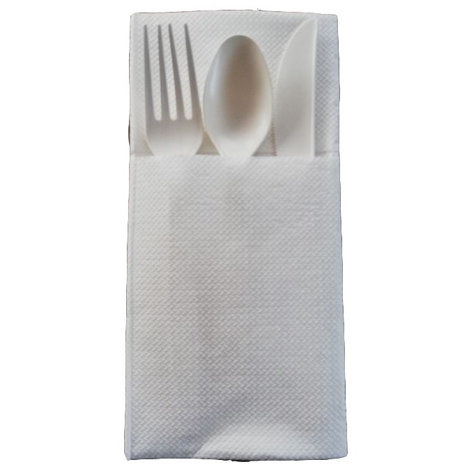 SERVILLETA 40 X 40 KANGURO BLANCA 2C (Caja 960 uds)